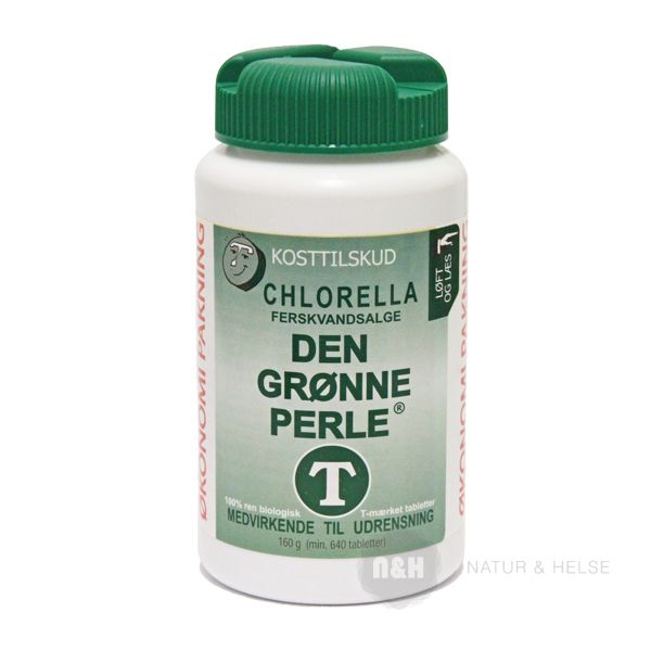 Chlorella - Den Gr�nne Perle 640 stk.